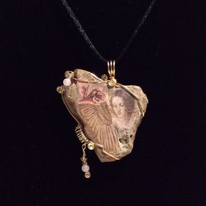 Leonardo Da Vinci jewelry pendant
